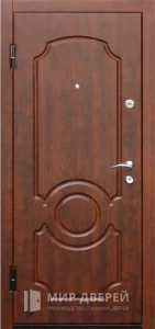 Железная входная уличная дверь №48 внутренняя - фото