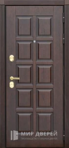 Металлическая дверь уличная для частного дома №44 внешняя - фото