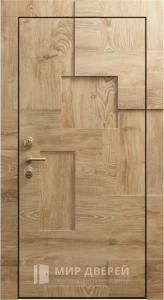 Дверь входная металлическая для квартиры премиум класса №9 внешняя - фото