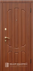 Железная дверь в дом из МДФ панелей №41 внешняя - фото