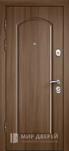 Дверь входная черная стильная №1 внутренняя - фото