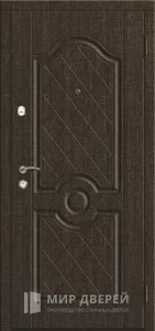 Дверь металлическая с двух сторон входная №329 внешняя - фото