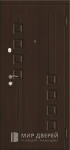 Дверь металлическая с МДФ с двух сторон №376 внешняя - фото